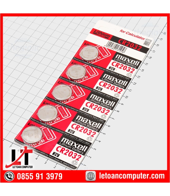 PIN CMOS MAXELL CR2032 3V JAPAN (1 VỈ 5 VIÊN)