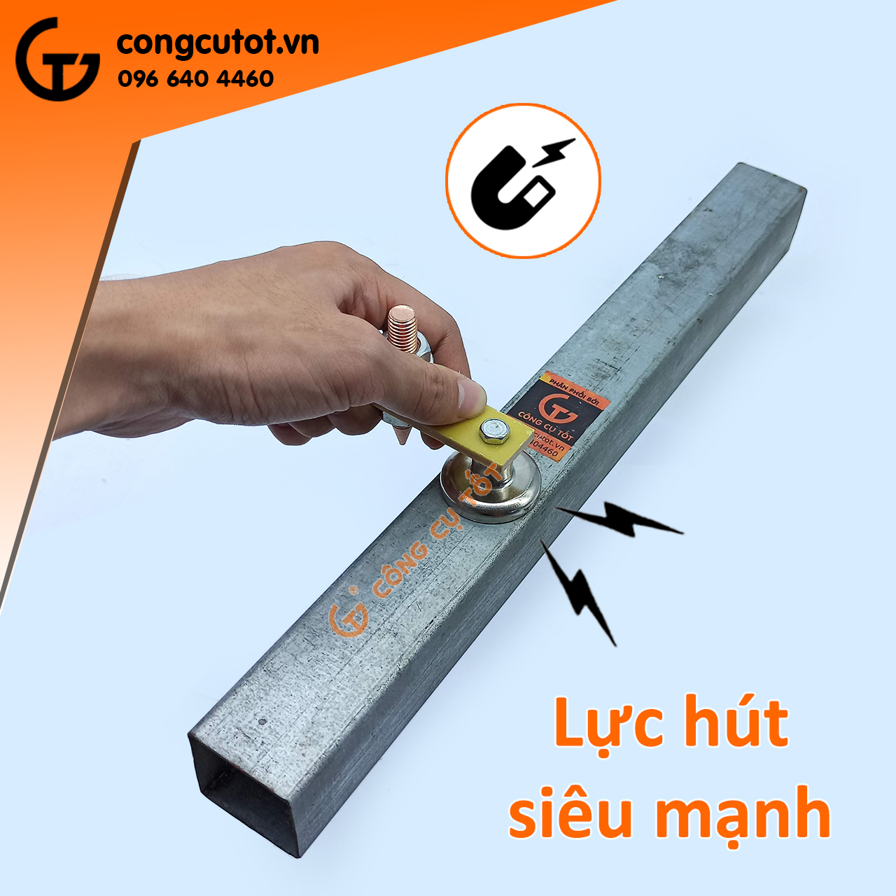 Kẹp mát nam châm máy hàn lực hút mạnh