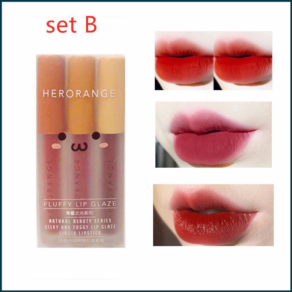 Set 3 Cây Son Kem Lì Herorange gtstore94
