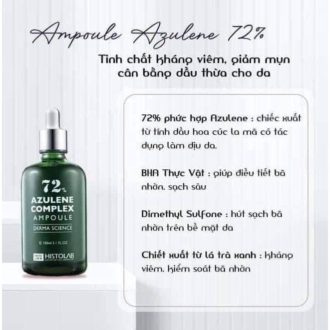 Tinh Chất Cho Da Mụn - Azulene Histolab Complex Ampoule 72%