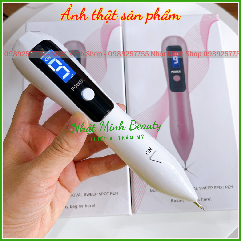 Máy đốt nốt ruồi 9 cấp, đốt hôi nách, mụn thịt có đèn pin