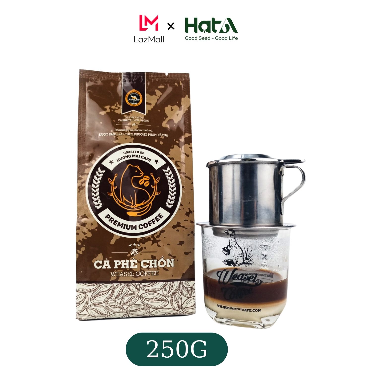 Cà Phê Chồn Hương Mai Cafe Weasel Coffee - Cà Phê Pha Phin