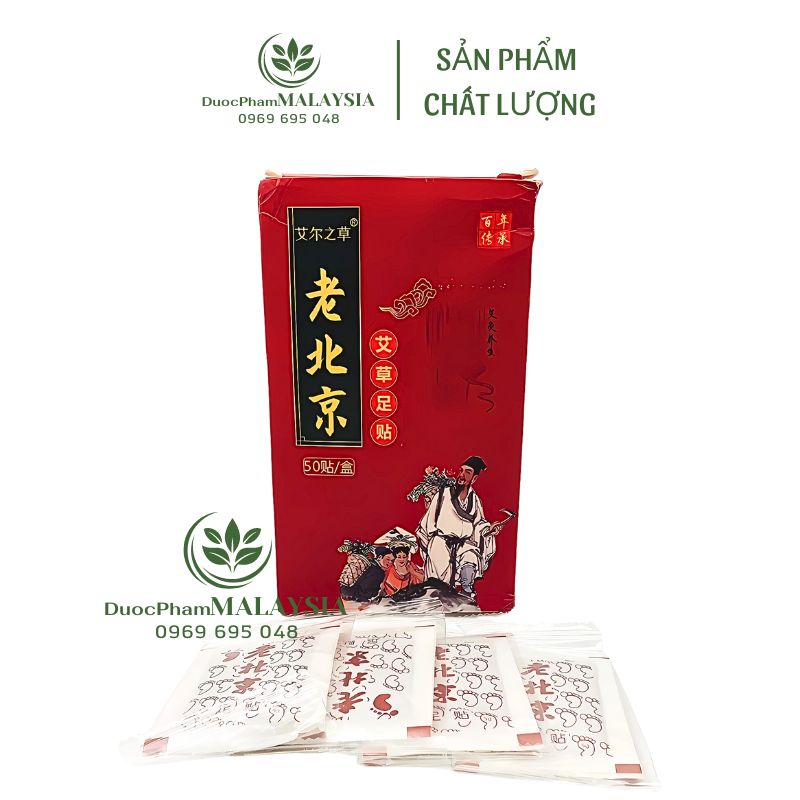 Miếng dán thải đ.ộc bàn chân - hộp 50 miếng