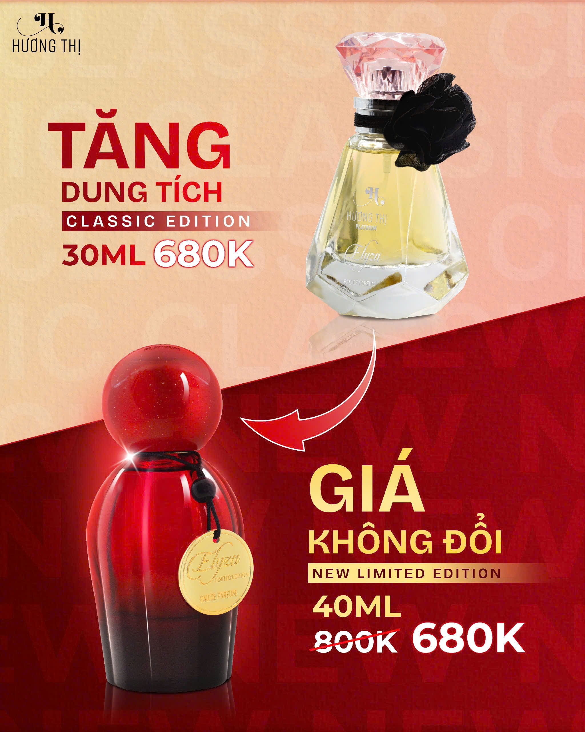 Nước Hoa Nữ Elyza Phiên Bản Giới Hạn Mỹ Phẩm Hương Thị Perfume Xịt Thơm Cosmetic Women