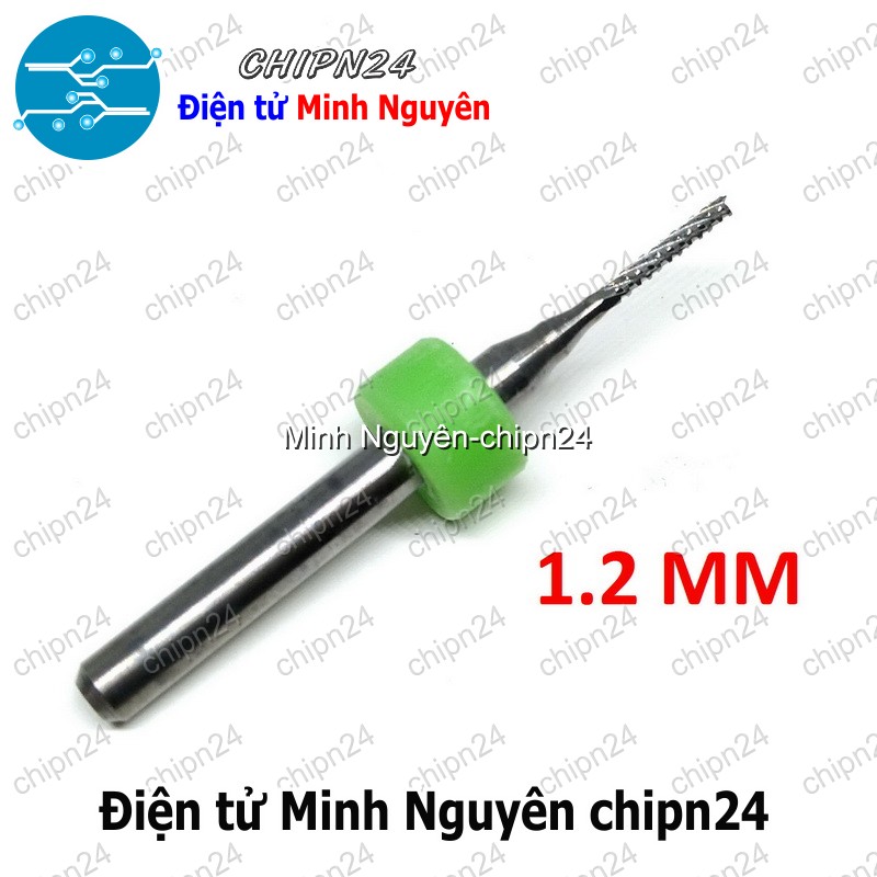 [1 cây] Mũi phay mạch in CNC 1.2mm (Mạch điện tử, PCB) - HH001152
