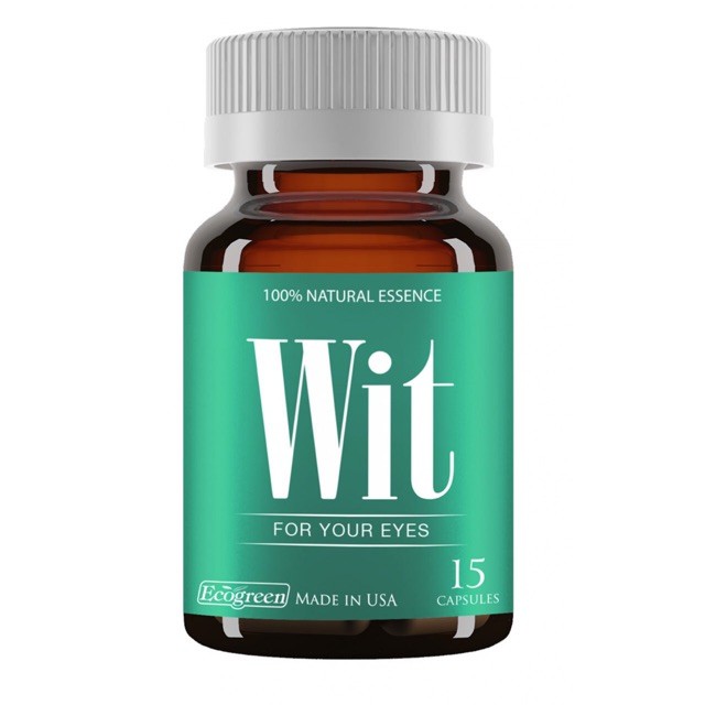 [HCM]WIT 15 viên - Viên uống bổ mắt
