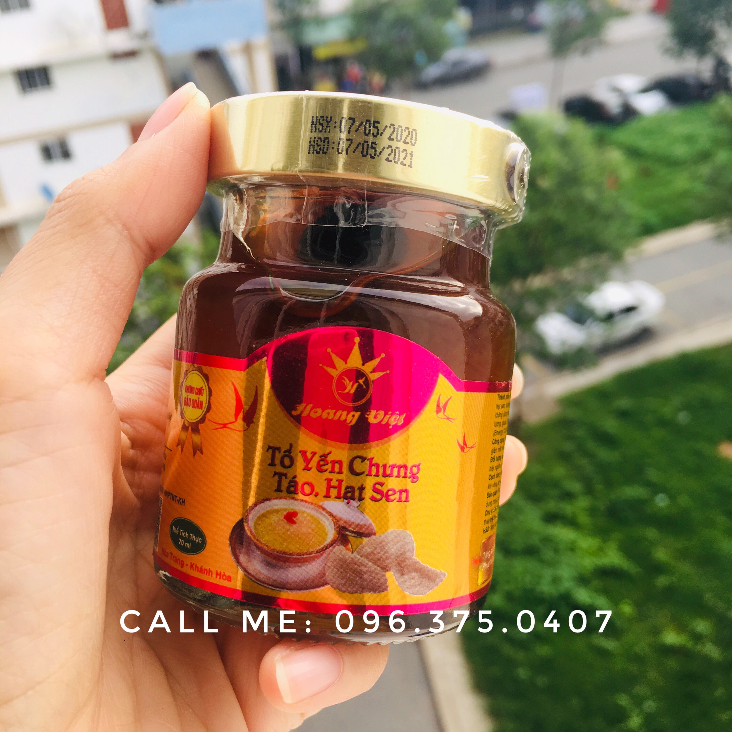 Yến chưng táo đỏ, hạt sen Nha Trang, Khánh Hòa - Hoàng Việt, yến sào bồi bổ sức khỏe cho người mới ốm dậy, tăng sức đề kháng,giải nhiệt cho cơ thể 70ml