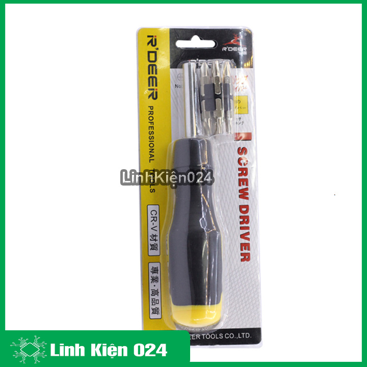 Tô vít đa năng R'DEER RT-1613 Tặng 12 đầu vặn vít