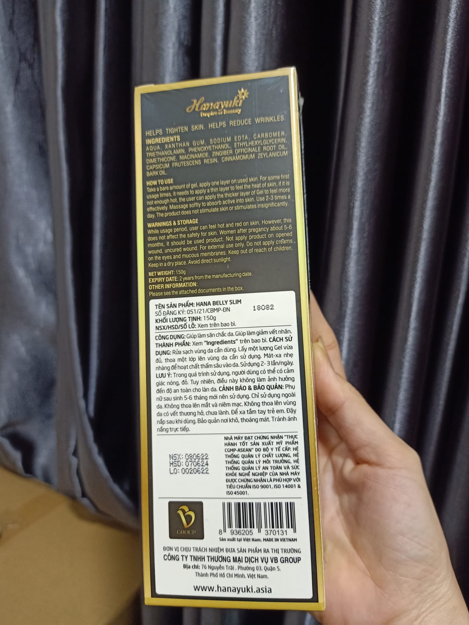 [TẶNG QUÀ + GIẢM VOUCHER 8%] [CHÍNH HÃNG HANAYUKI,Date 2025] KEM TAN MỠ HANAYUKI HANA BELLY SLIM