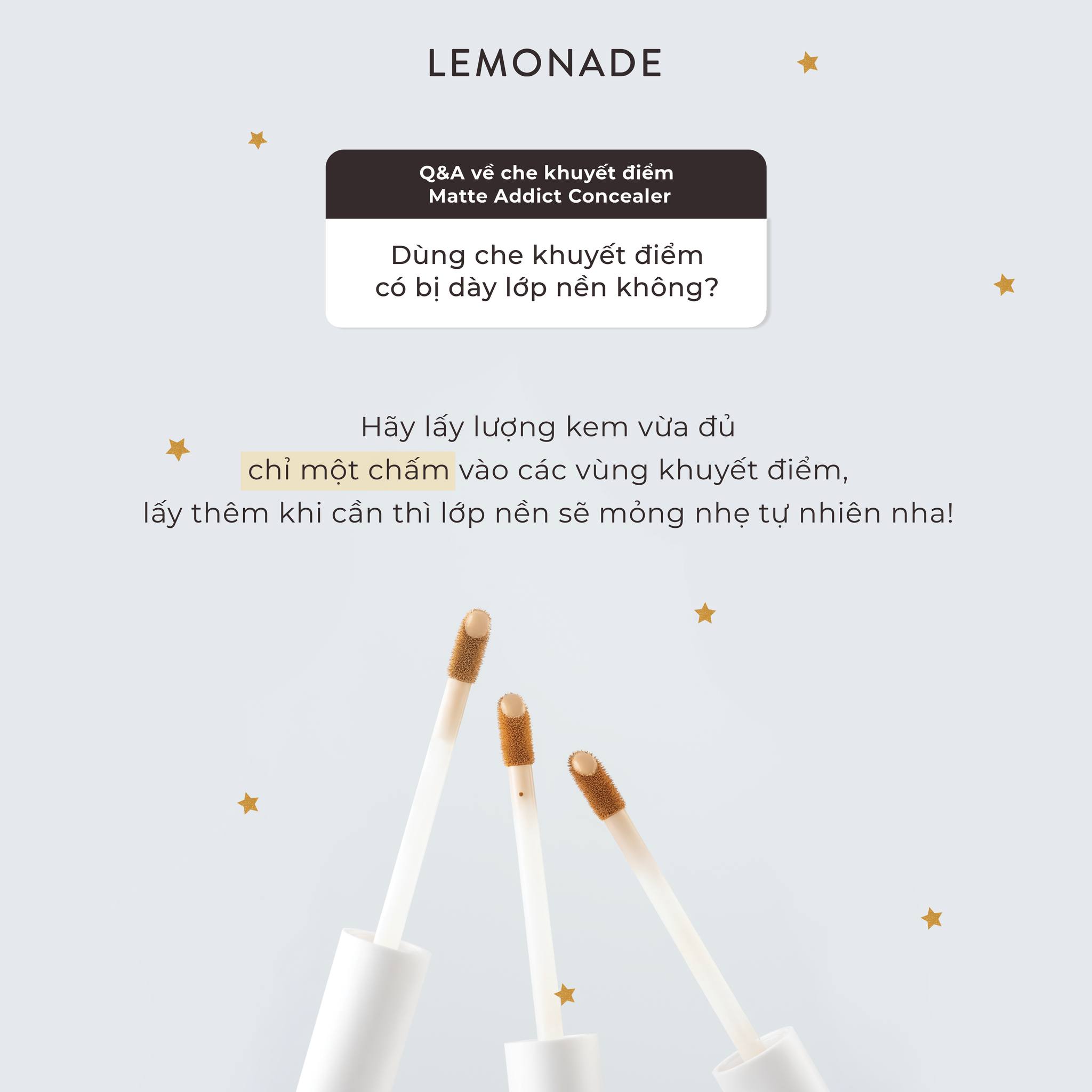 Che khuyết điểm Lemonade Matte Addict Concealer 3g