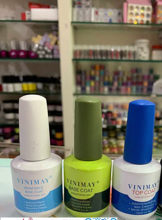 Bộ Base Top Cứng Móng Vinimay Chính Hãng  (set 3 chai )