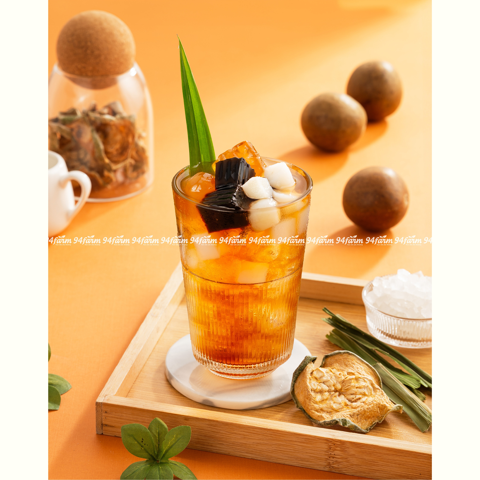 [1 set 75g] Sâm lục vị nấu 10-12 lít sâm (20-24 chai) 94farm