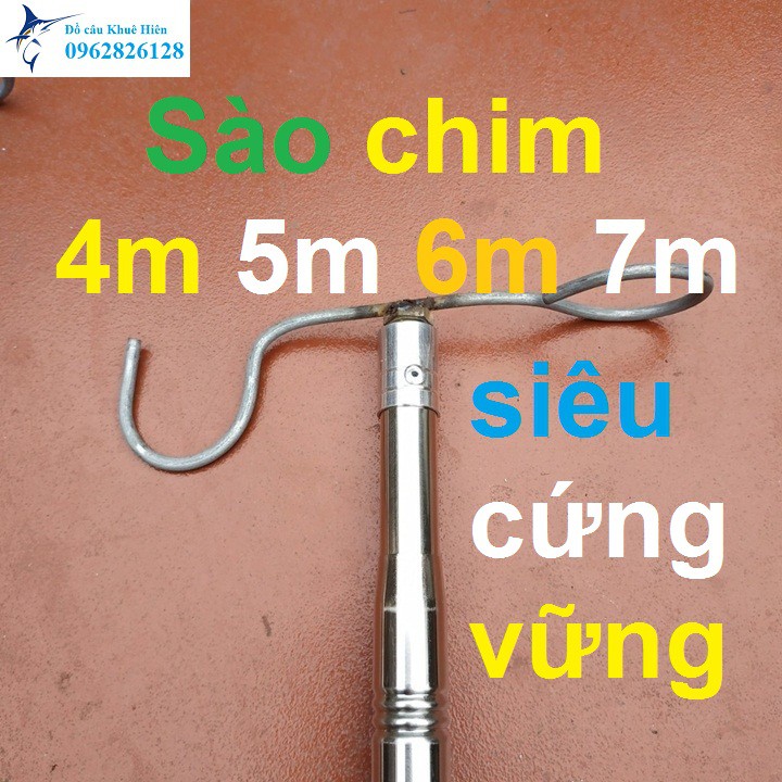 sào chim sào phơi đồ đủ size chuyên bẫy chim và treo lồng chim 4m đến 7m (cam kết đổi trả trong 2 tuần đầu)