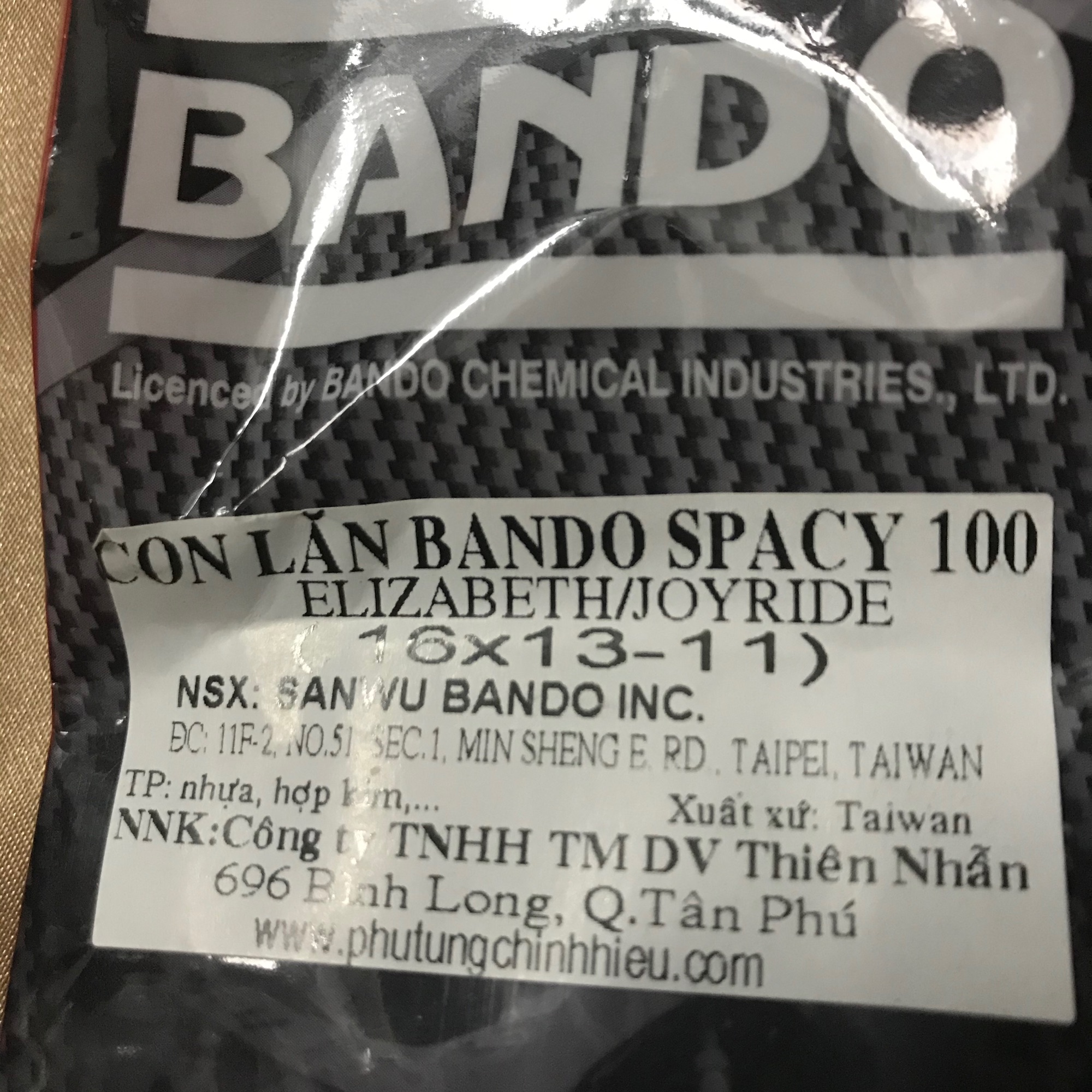 Bộ bi nồi xe Spacy 100/ Elizabeth Fi/ Joyride hiệu Bando 11gr