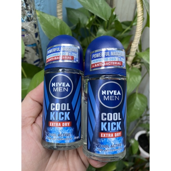 Lăn Khử Mùi Nivea Men Cool Kick Extra Dry 50ml