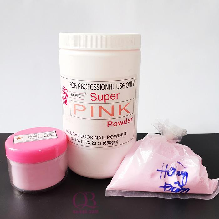 Bột đắp móng Rose cao cấp 50g, hủ 100g và 660g (White, Clear, Pink, Natural, Super pink)