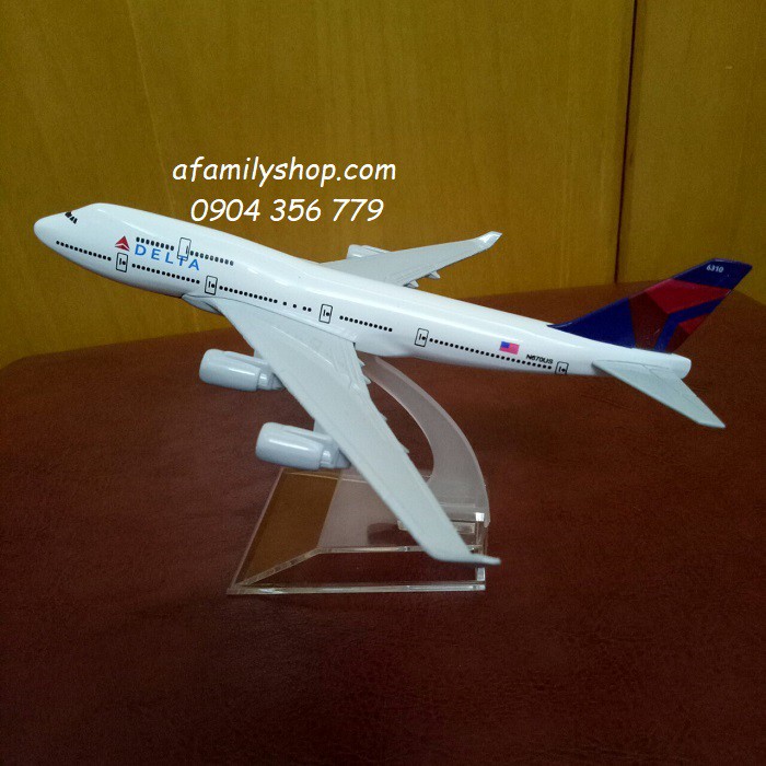 Mô hình máy bay tĩnh Delta Airlines 16cm