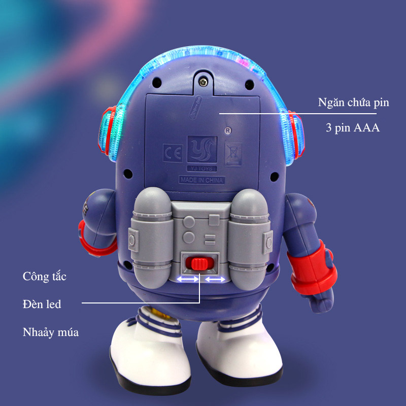 Đồ chơi Vịt phi hành gia cho bé