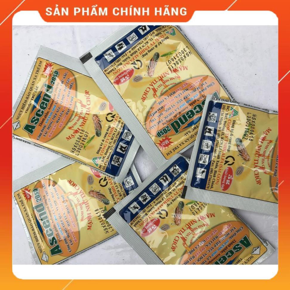 Thuốc trừ sâu Ascend 20sp diệt rầy nâu, bọ trĩ, rệp sáp trên các loại cây trồng 5g - acsend