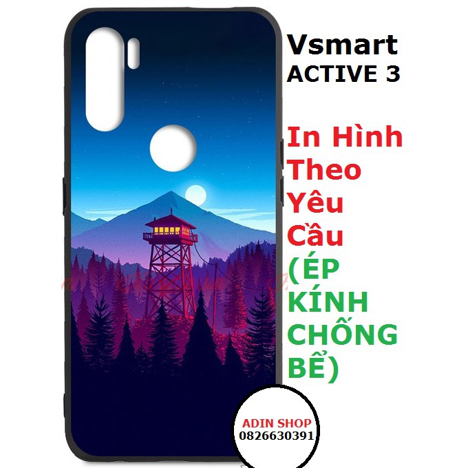 Ốp lưng vsmart active 3 in hình theo yêu cầu