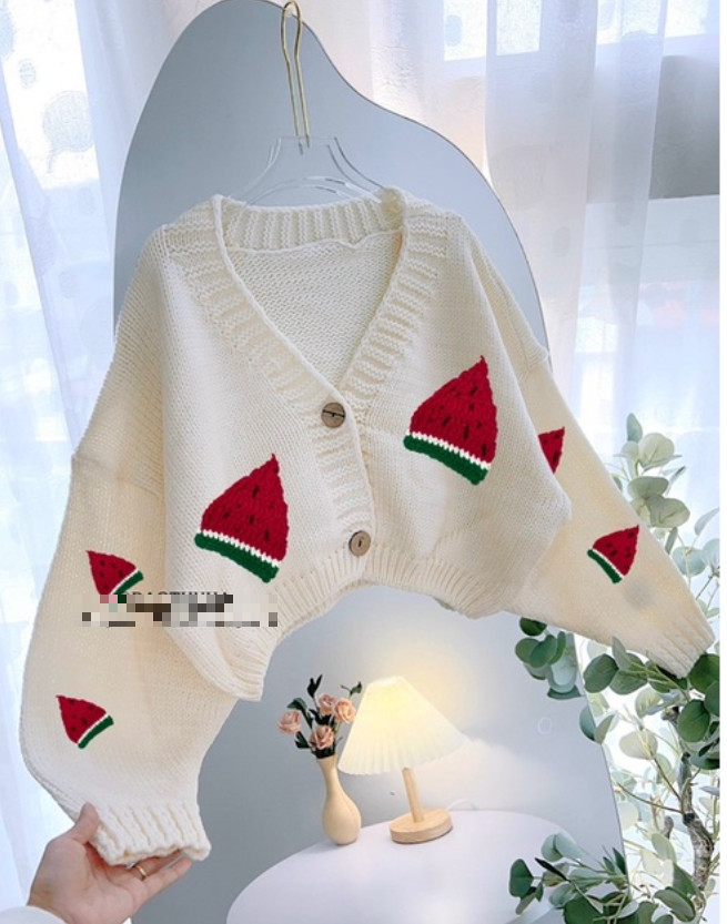 Áo Len Cardigan Gắn Hoa nhiều màu [CÓ SẴN]