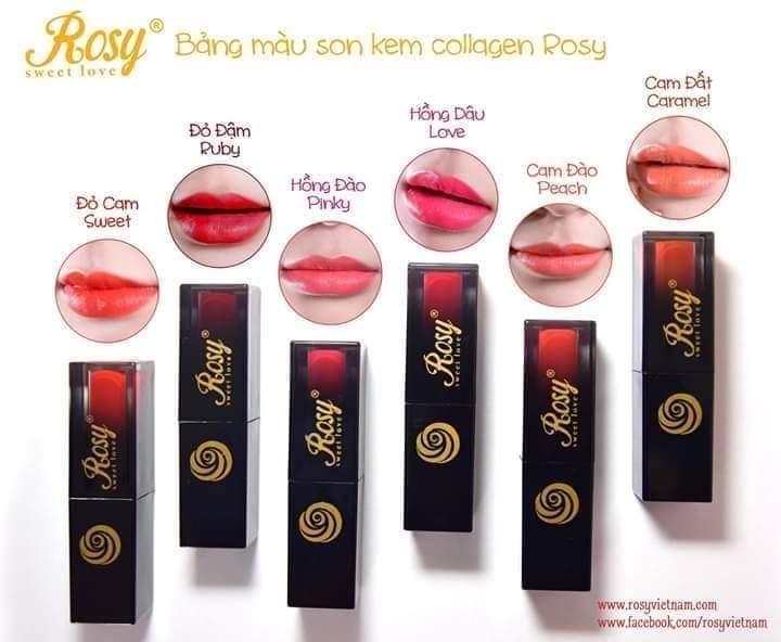 SON LÌ CAO CẤP ROSY  .TẶNG KÈM PHIẾU BẢO HÀNH.