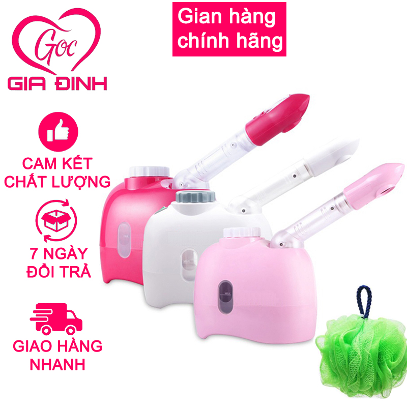 [Lấy mã giảm thêm 20k] Máy xông hơi mặt xoay 360 độ mini KINGDOM K33C + Tặng kèm bông tắm