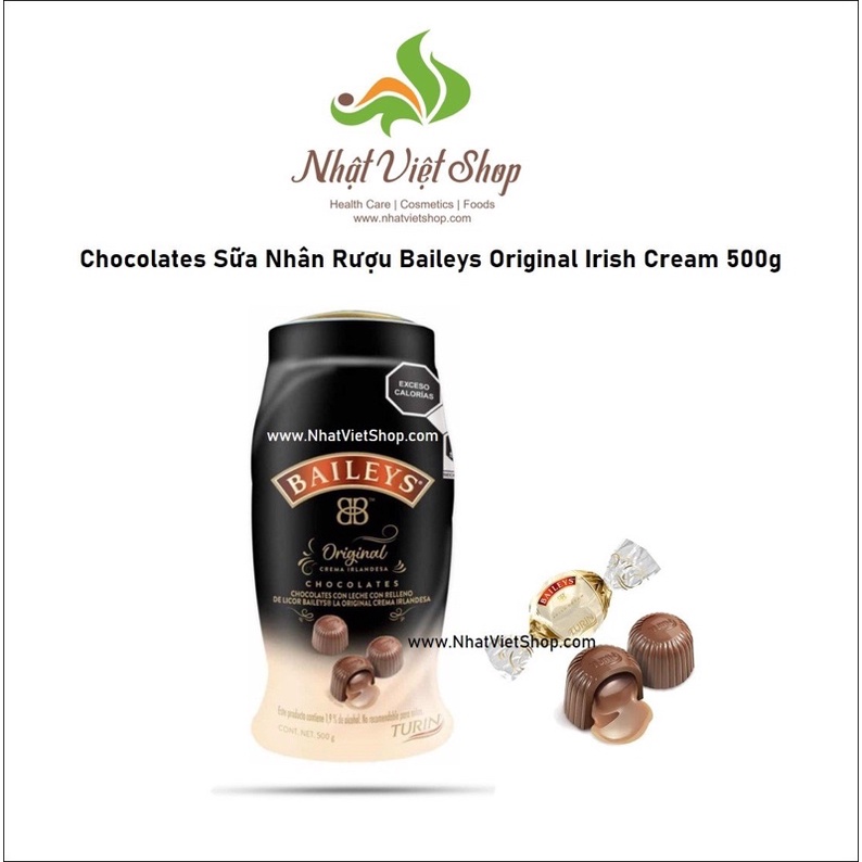 Chocolate Sữa Nhân Ruou Baileys Original Irish Cream 500g