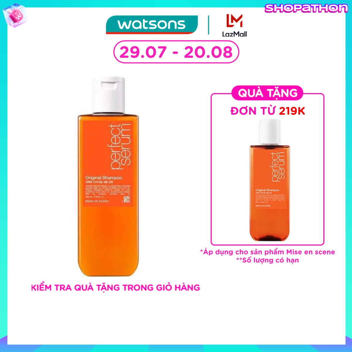 Dầu Gội mise en scène Perfect Serum Original 200ml