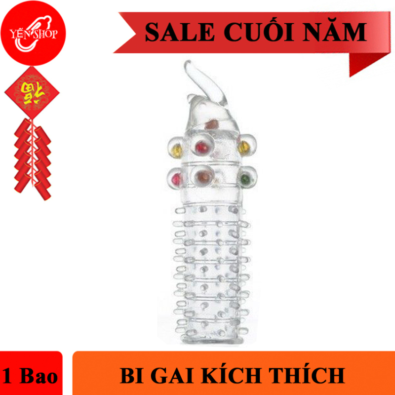 Bao cao su Đôn Dên Bi Gai tăng kích thước, kéo dài thời gian với gai to và bi to