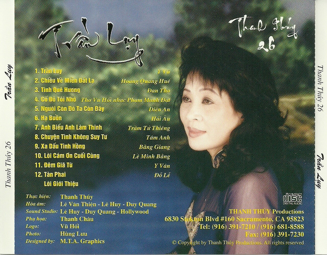 Set of 4 Cds of Thanh Thuy's Music 3