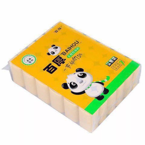 40 CUỘN GIẤY GẤU TRÚC VỆ SINH ( hàng nội địa Trung - 2,6kg )