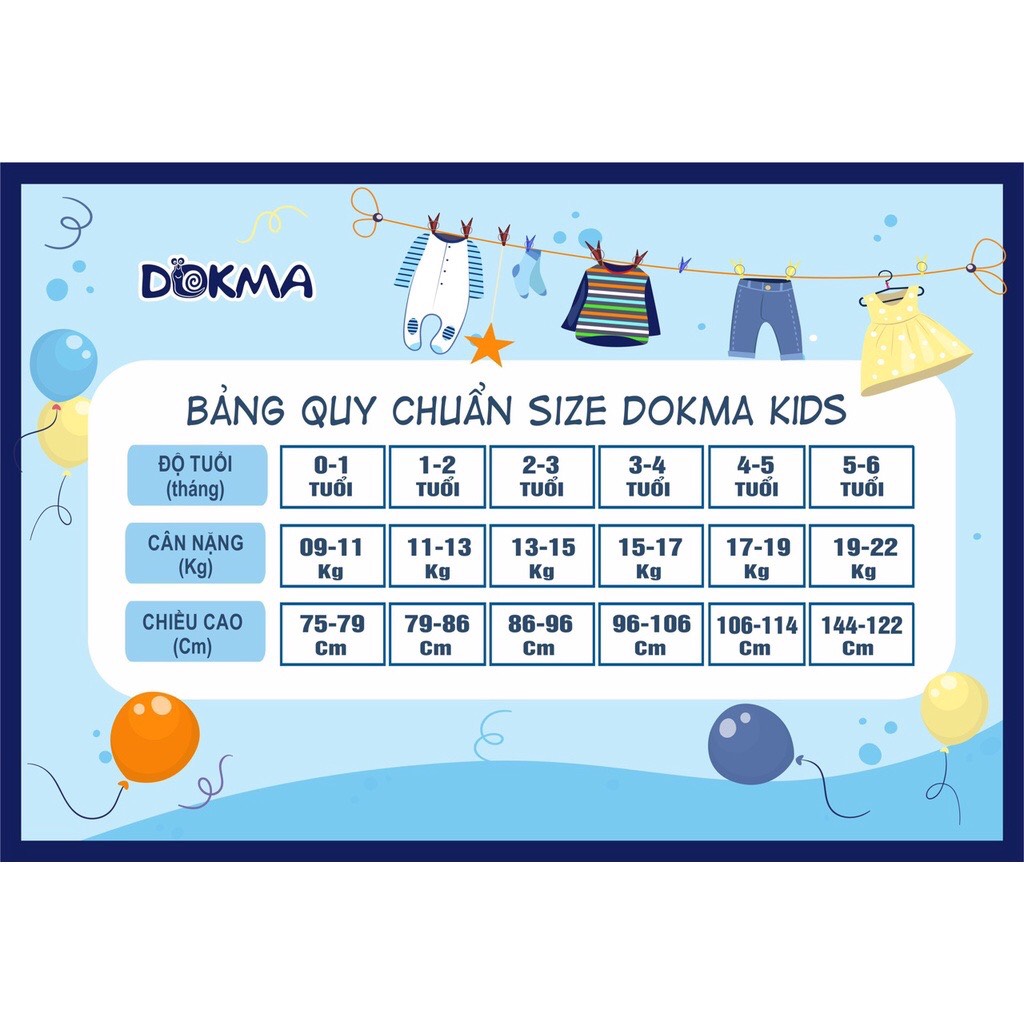 [DOKMA] Áo cộc tay bé trai Dokma