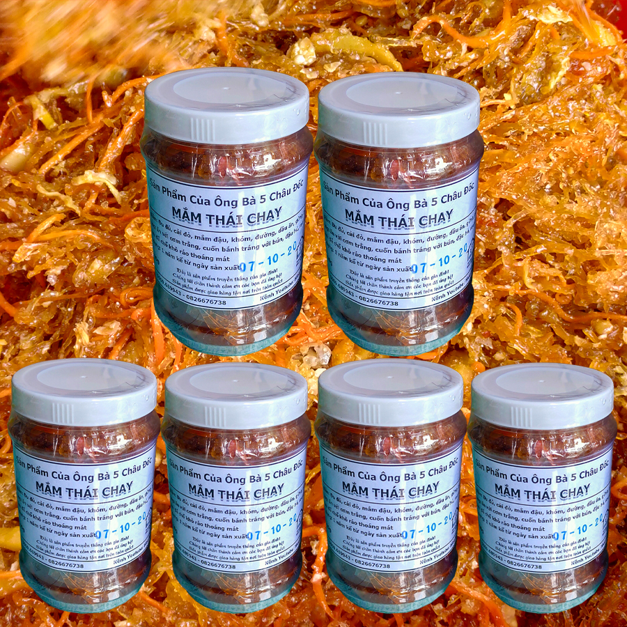 500gr Mắm Thái Chay Thập Cẩm Của Ông Bà 5 Châu Đốc