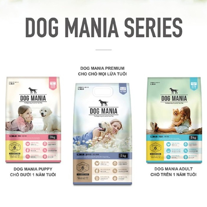 [1.5kg] Hạt Dog Mania Puppy Cho Chó Con