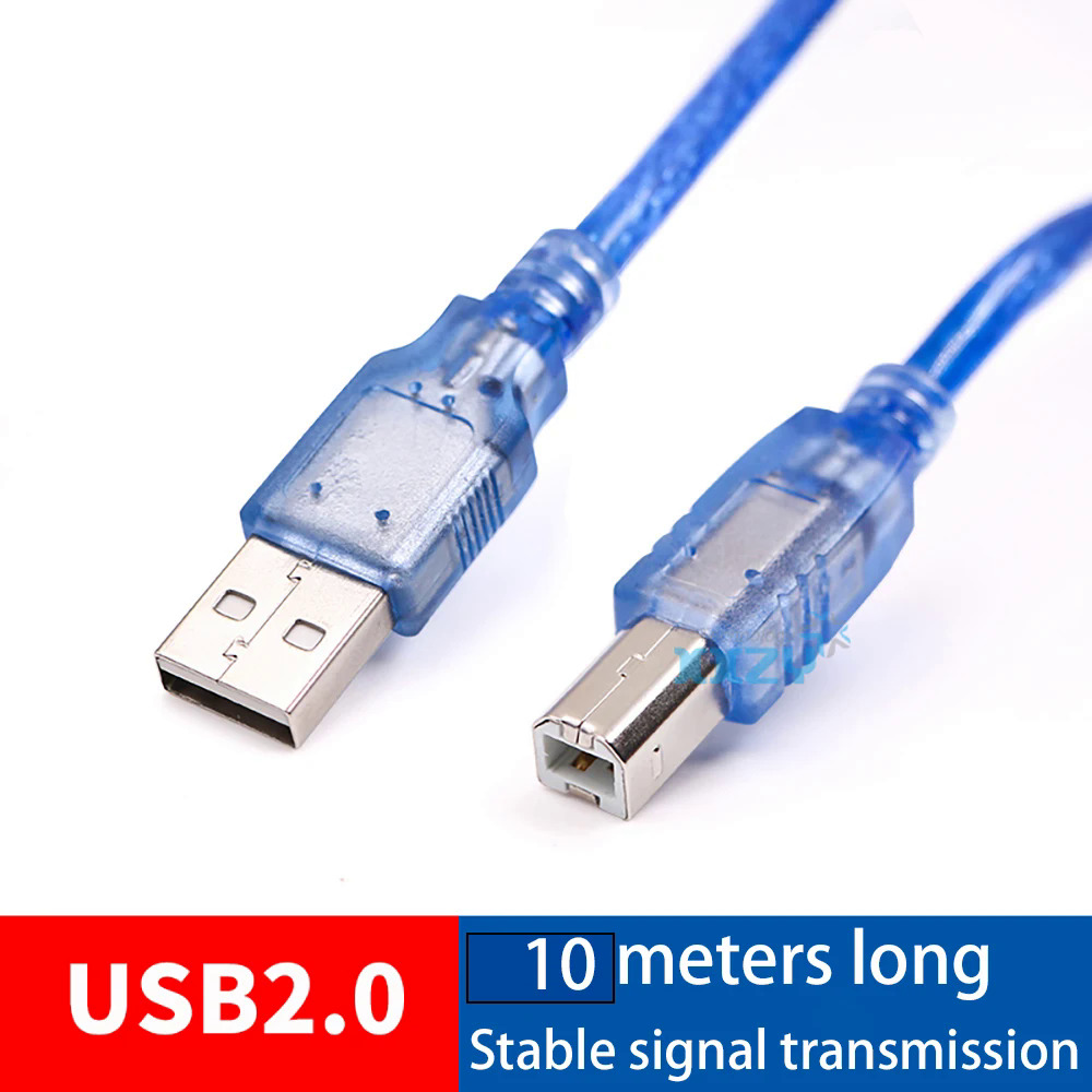 Uv máy in phun màu xanh lá cây cáp một Nam để B nam máy tính dây mở rộng USB Cáp dữ liệu cho máy ảnh USB cáp dữ liệu