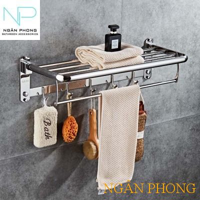 [HCM]GIÁ TREO KHĂN INOX SUS 304