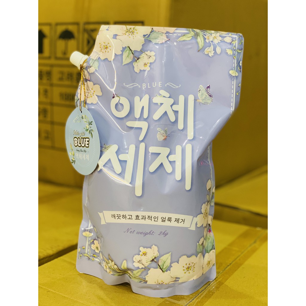 Nước Giặt Blue Hàn Quốc Hương Thảo Mộc  2000ML