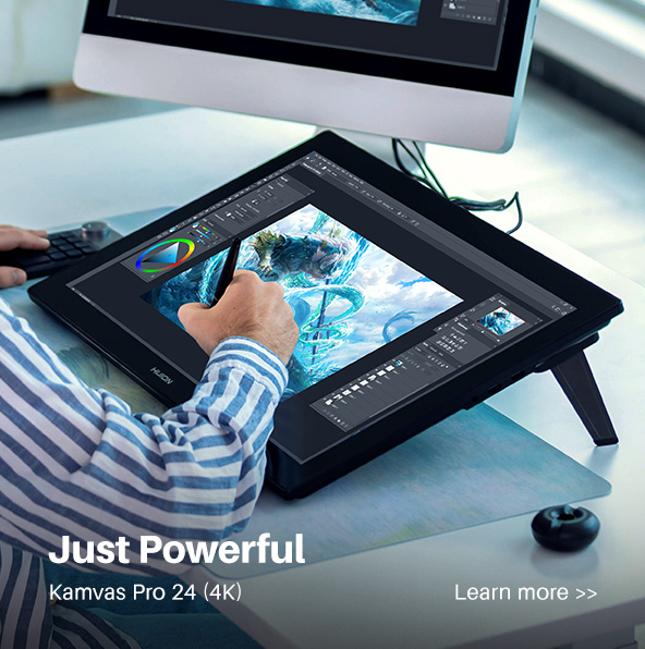 [freeship] Bảng vẽ LCD Huion Kamvas Pro 24 (4K)