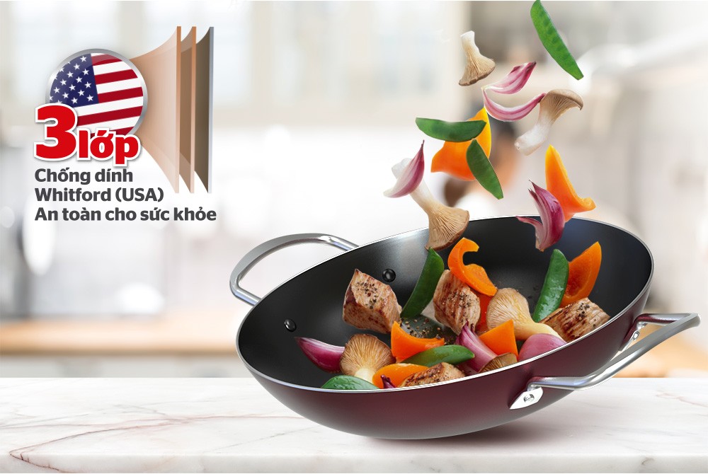 Chảo bầu chống dính SUNHOUSE đủ Size