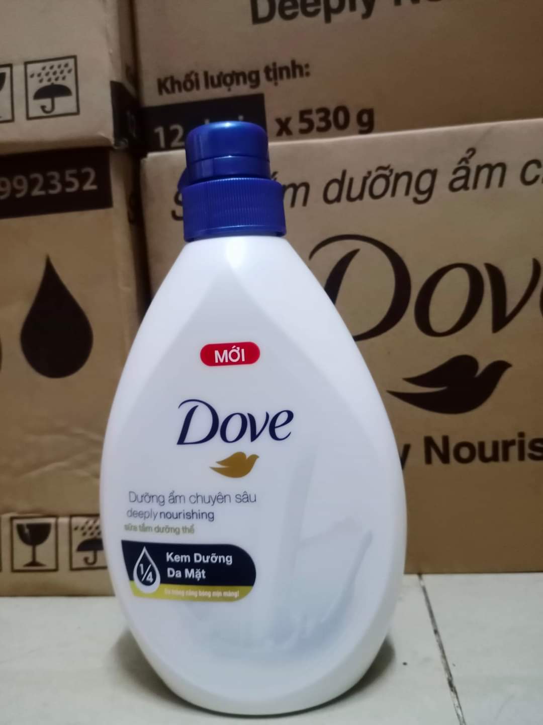 sữa tắm dove 530Gr