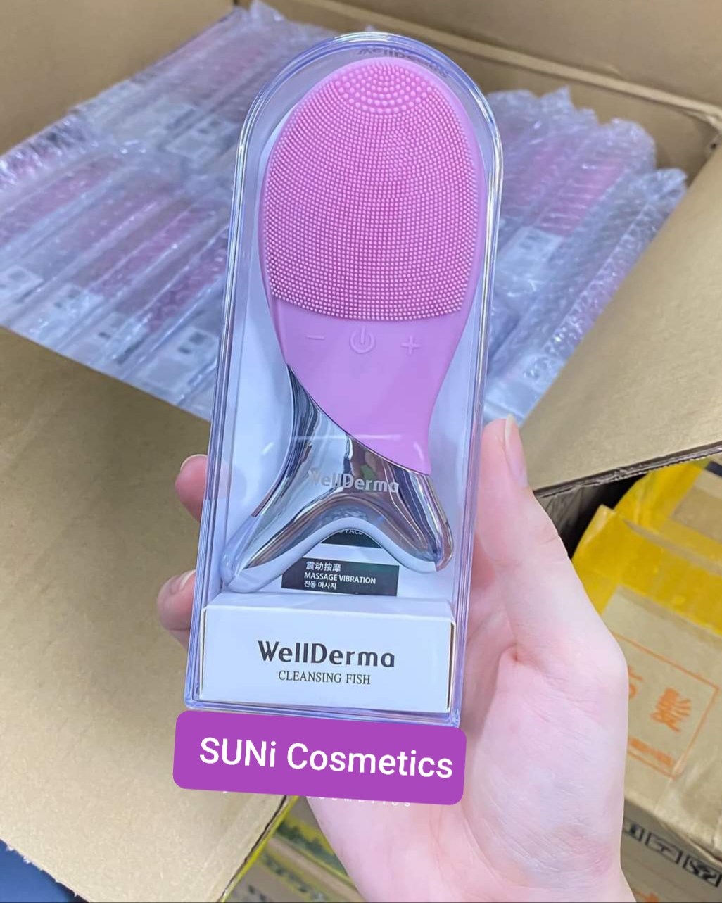 Máy rửa mặt Wellderma Hàn Quốc