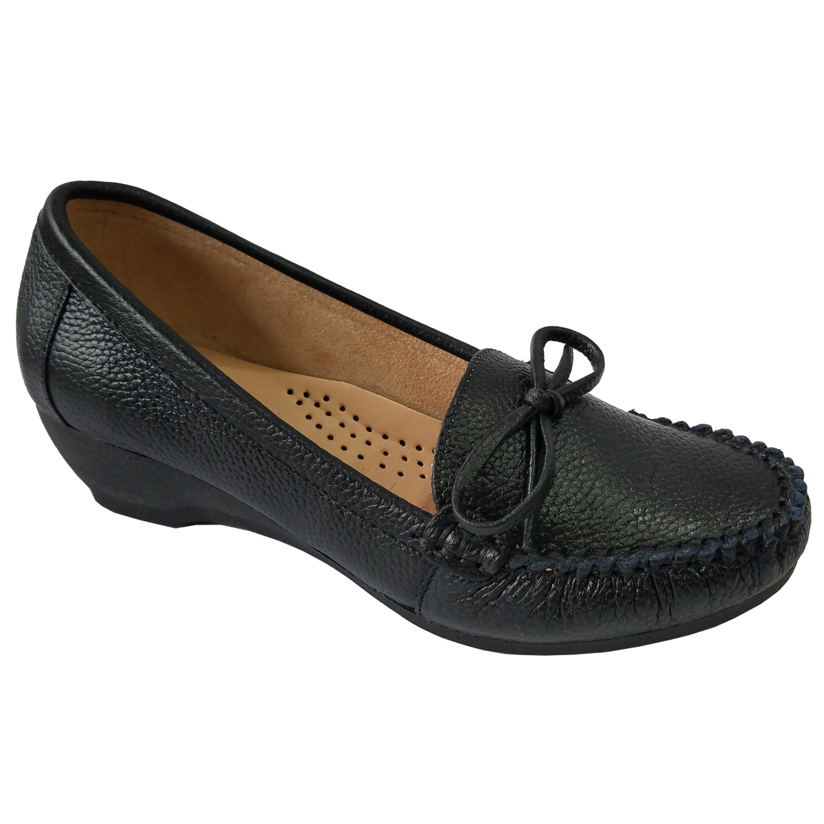 Giày Búp Bê BIGBEN Da Bò Thật Cao 5cm BB139