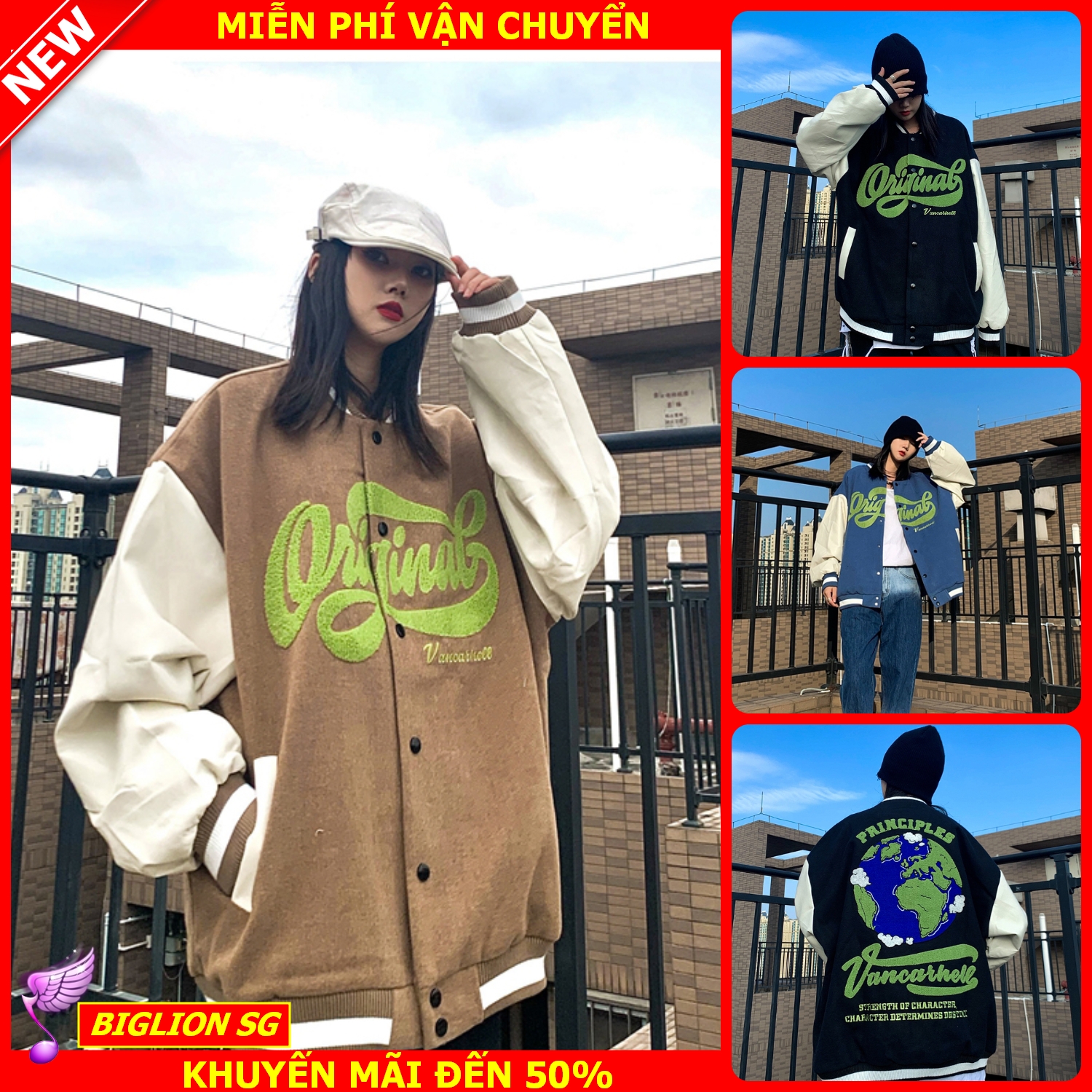 [HCM]Áo khoác nỉ bông cardigan nam nữ from rộng Áo khoác hoodie kiểu cardigan nút cài cực chất mẫu mới