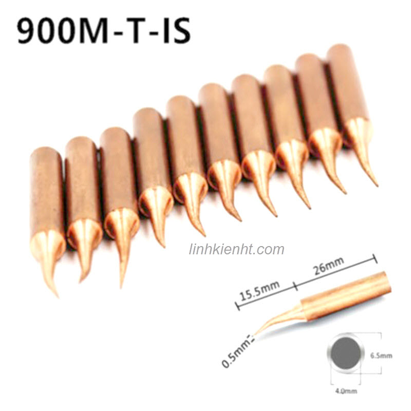 Mũi hàn đầu hàn trạm hàn 936 bằng đồng nguyên chất 900m