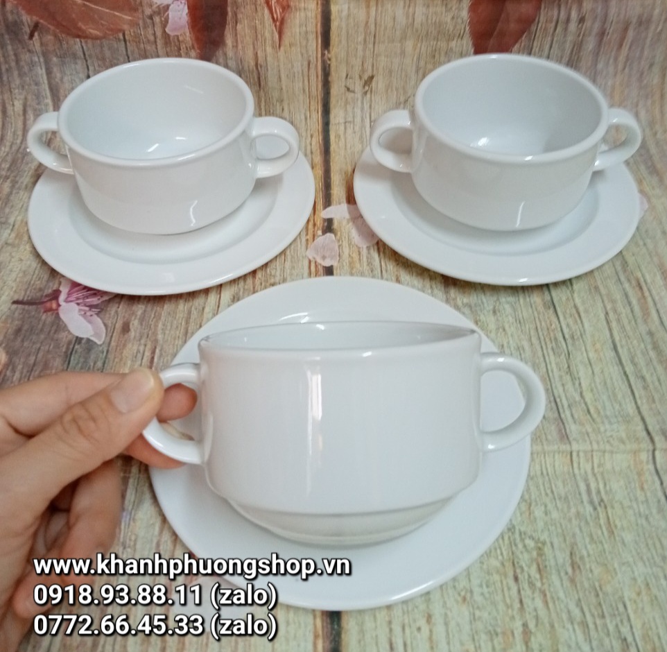 chén súp sứ Minh Long 0.25L - chén súp sứ minh long 250ml