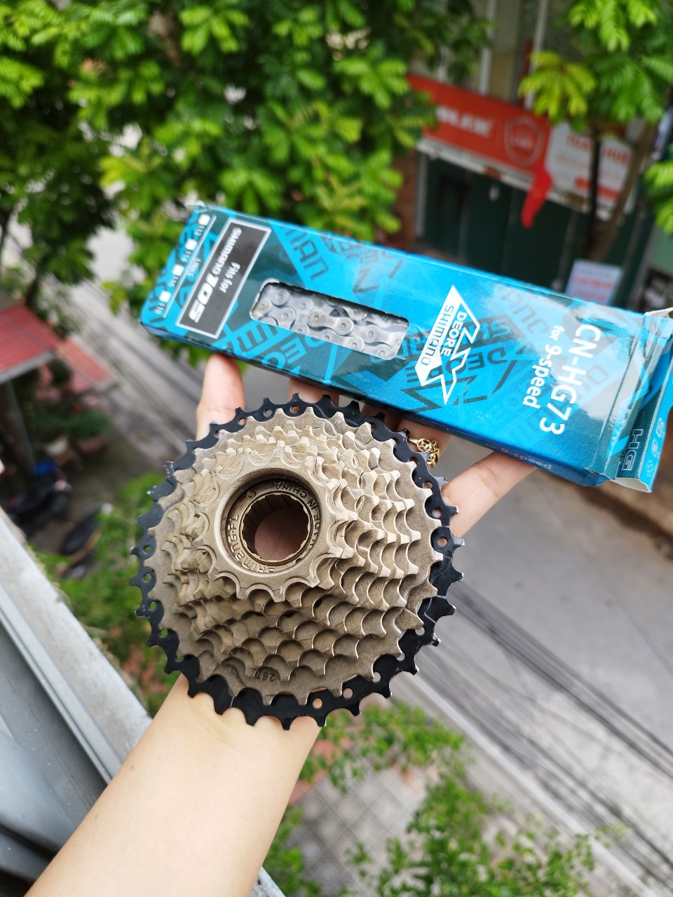 COMBO Sên xe đạp 6/7/8 Tốc Độ Shimano + LÍP 7 8 XE ĐẠP SHIMENG