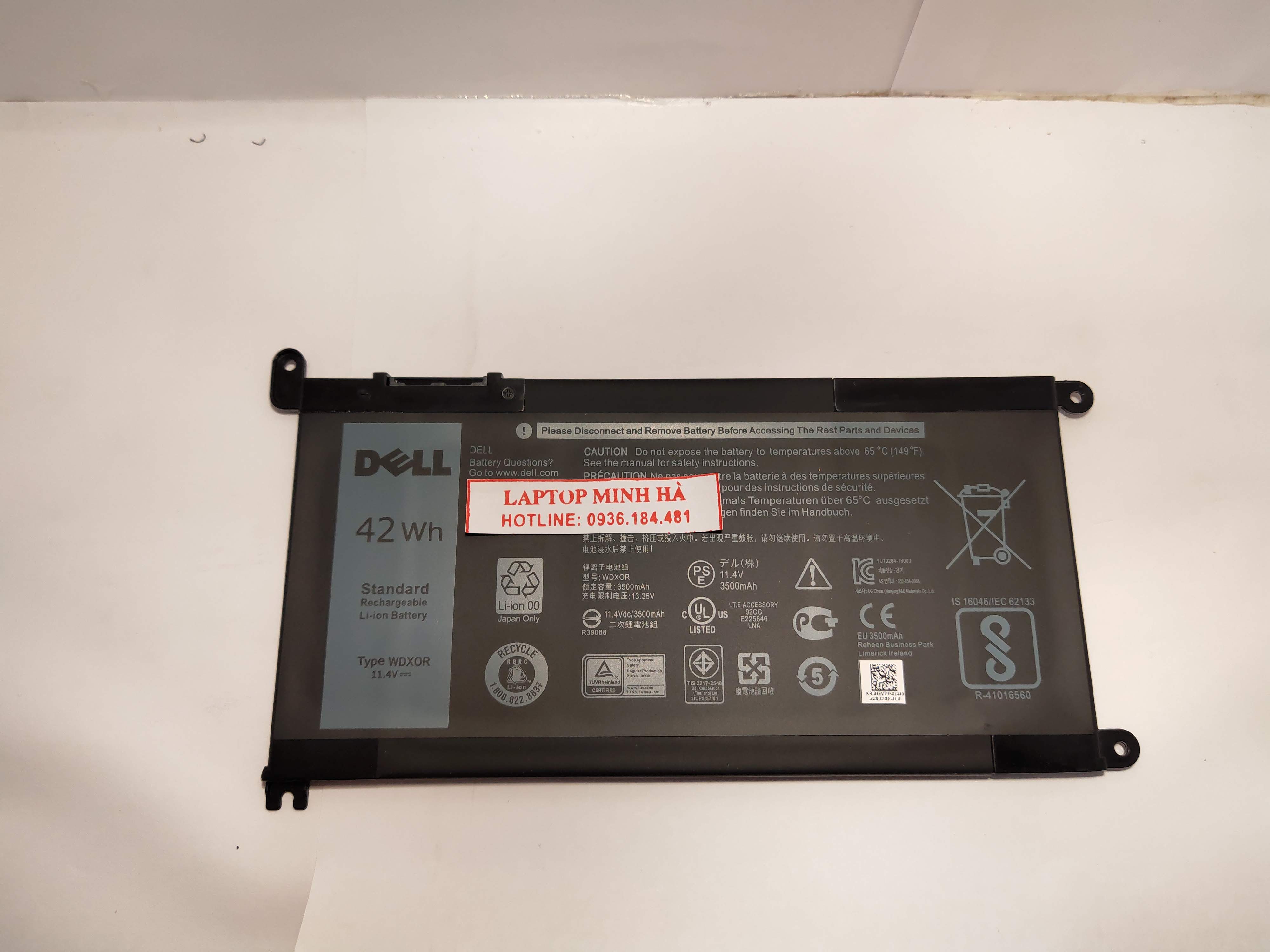 Pin laptop Dell Inspiron 7570 Zin