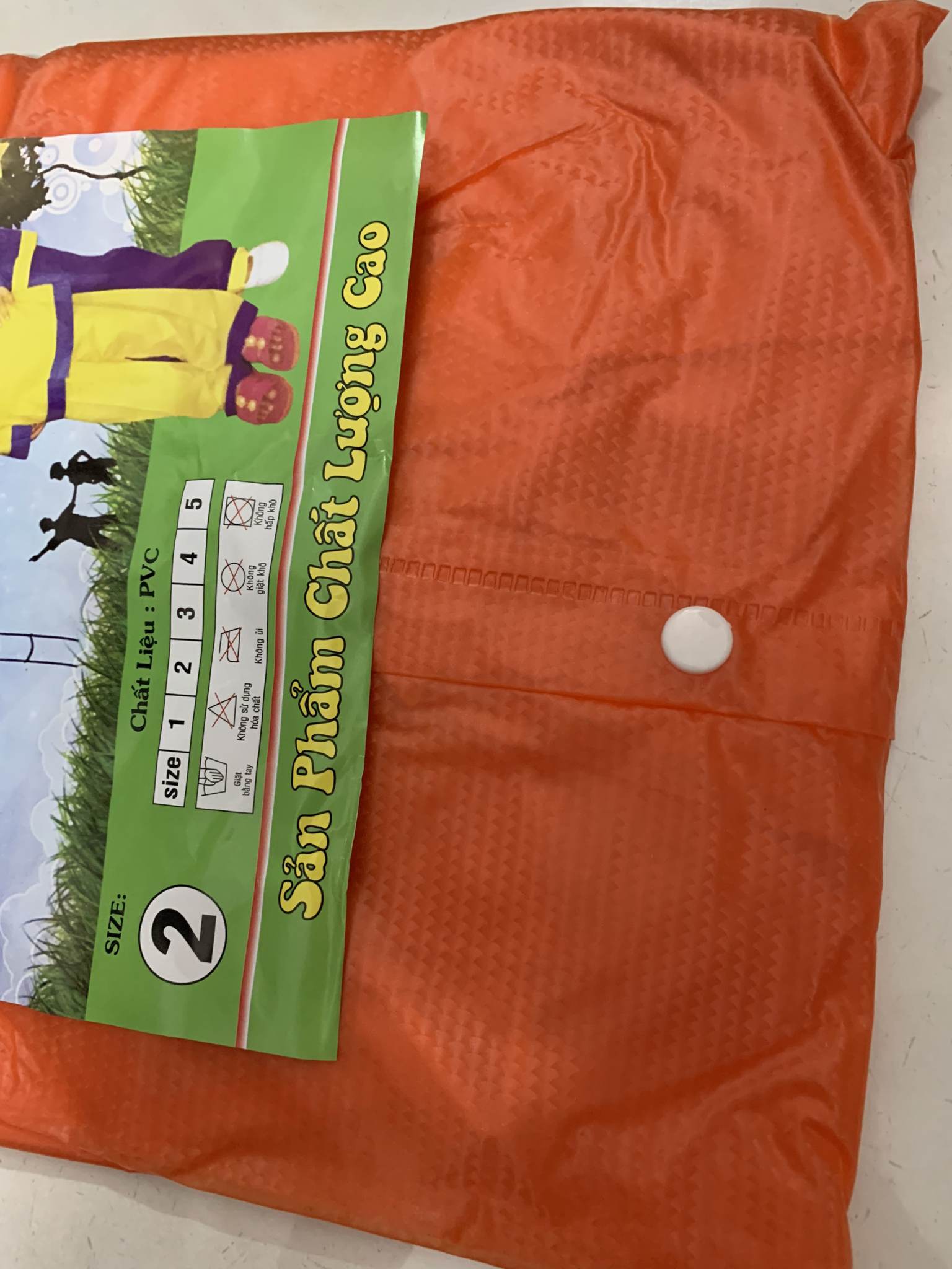 Bộ Quần Áo Mưa Cho Bé Size 2 Đến 8 Tuổi