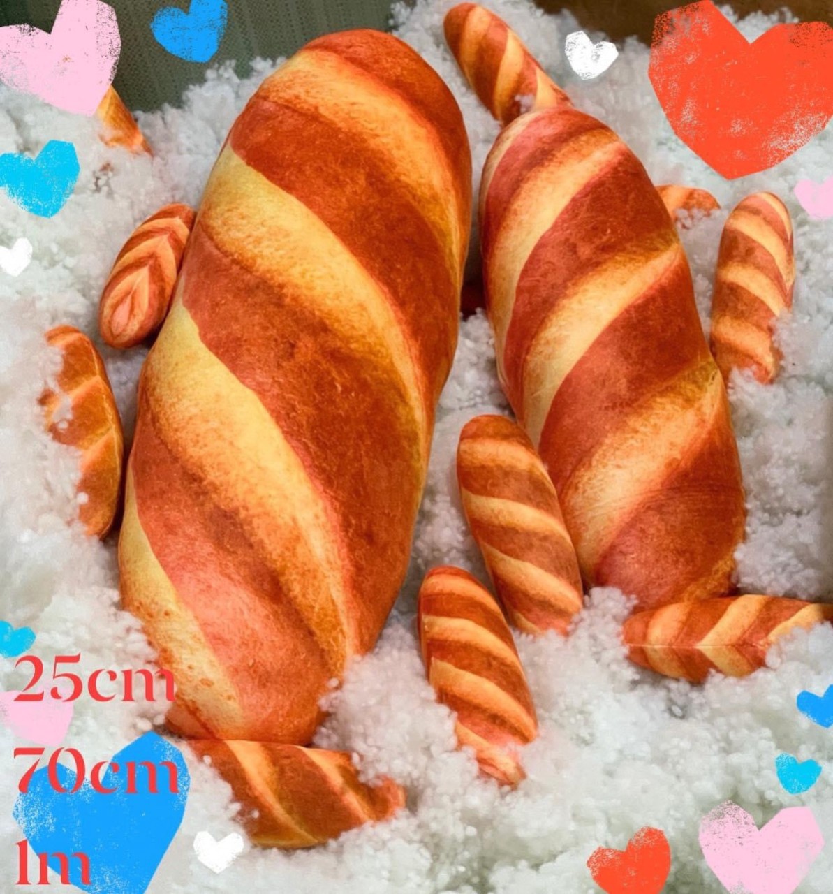 Gấu bông bánh mì - gối ôm hình ổ bánh mì- hàng cao cấp giá xưởng - gauxinh268